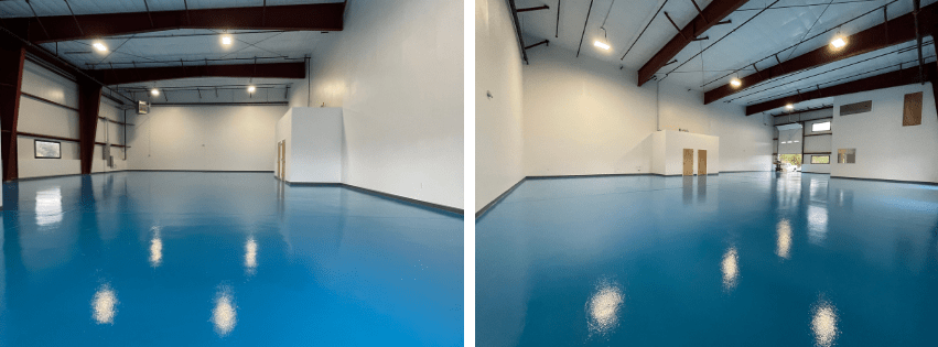 A custom epoxy floor by Saulnier Epoxy